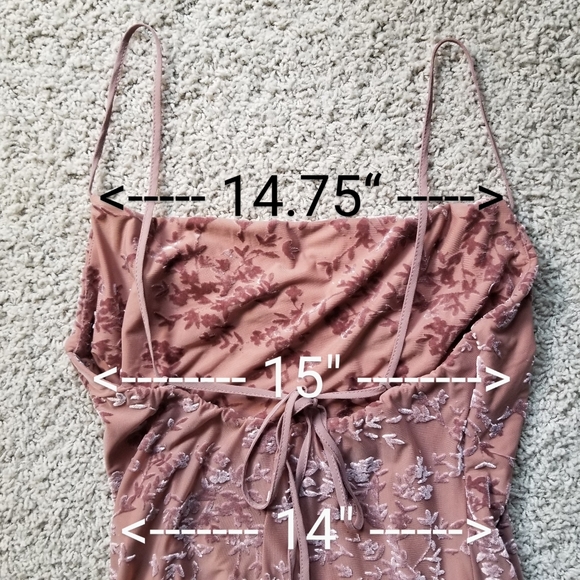 Dynamite Mauve/Blush Velvet Formal Gown - Picture 13 of 13